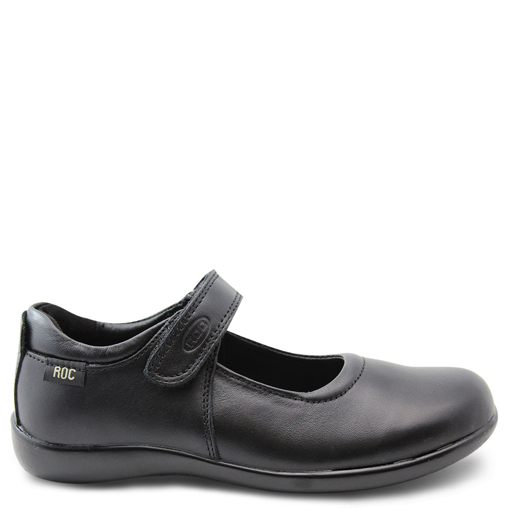 Roc Juliette Velcro School Shoes Leather School Shoes – Manning