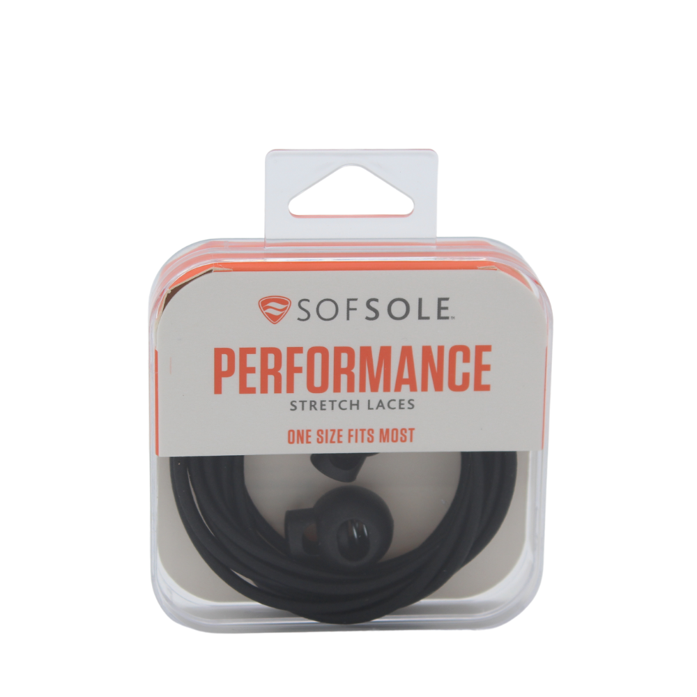 Sof Sole Performance Stretch Laces Black