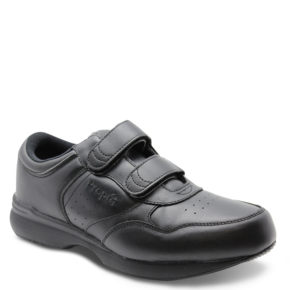 Propet Lifewalker Black Mens Velcro Shoe