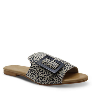 Walnut Meadow Slide Womens leopard sandal