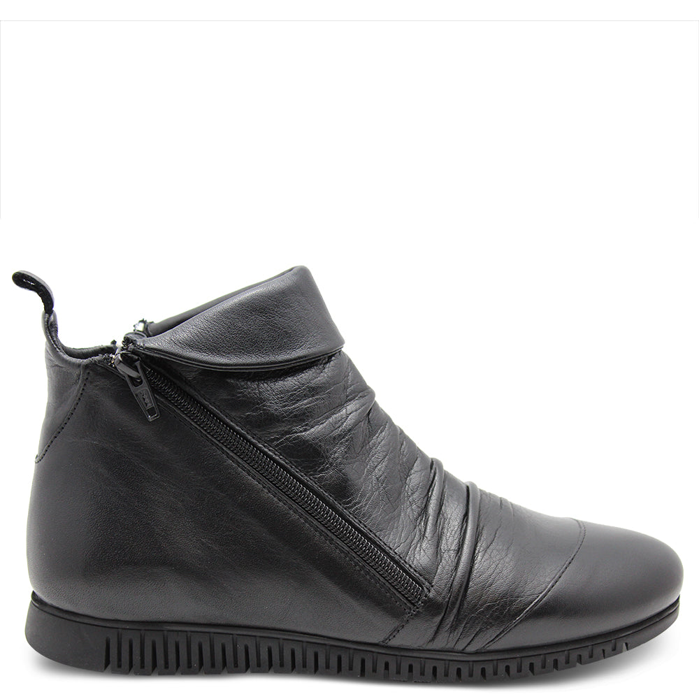 Sala Meteor Women's Flat Boots Black