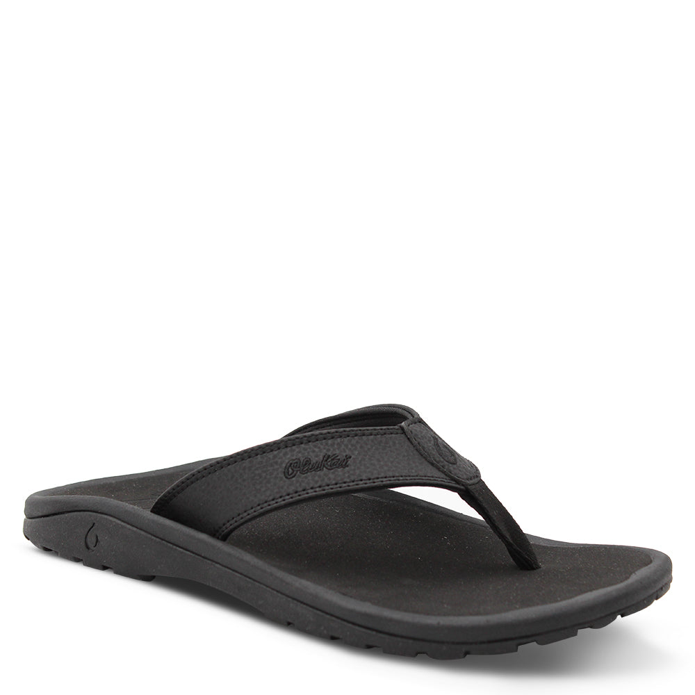Olukai Ohana Men's Casual Thongs Black