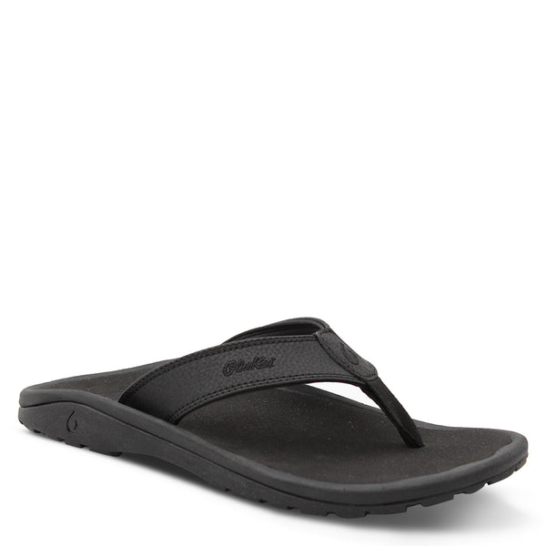 Olukai Ohana Men's Casual Thongs Black