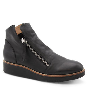 Top End Ohmy Women's Wedge Ankle Boots Black
