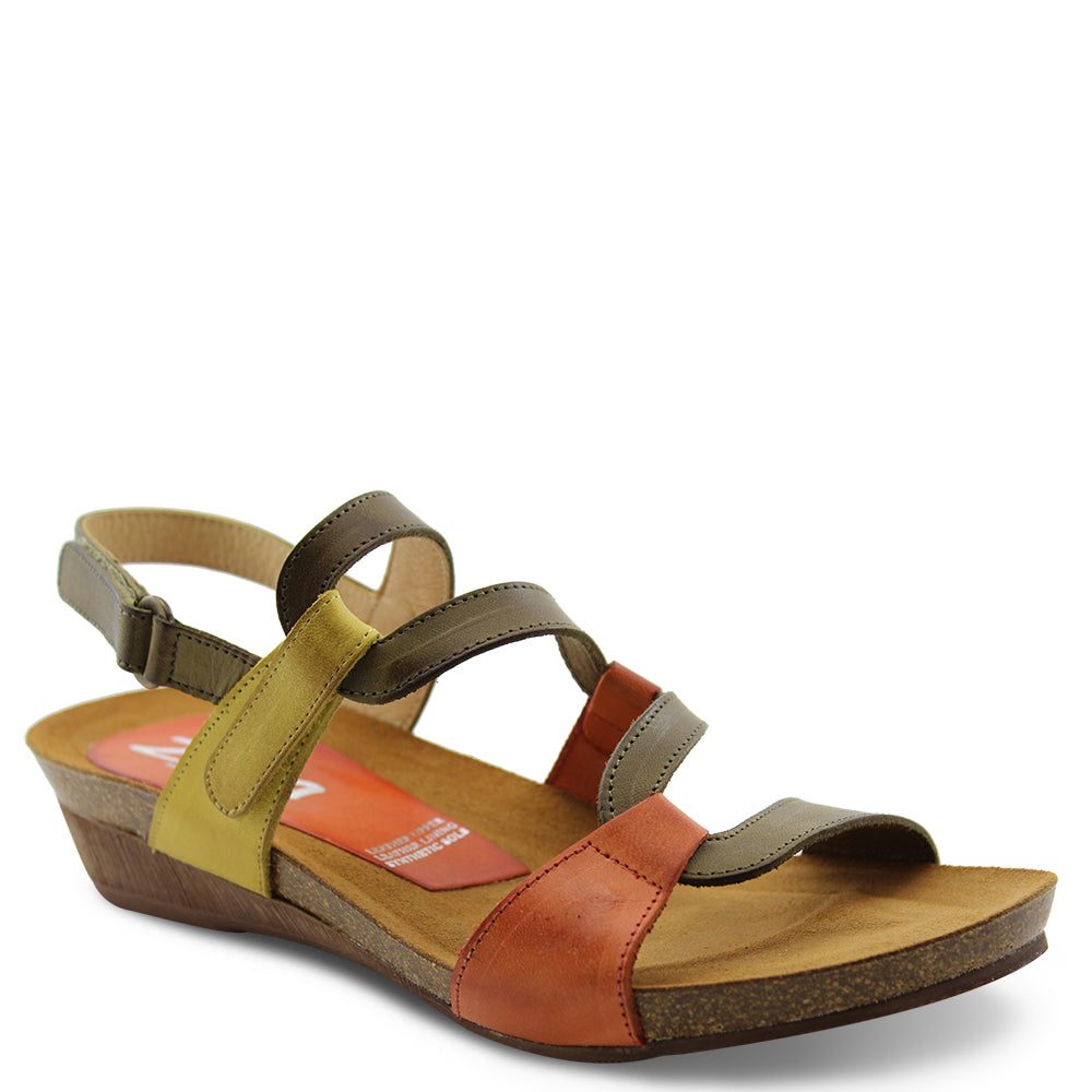 Zeta Osina Coral /Khaki Womens Sandal