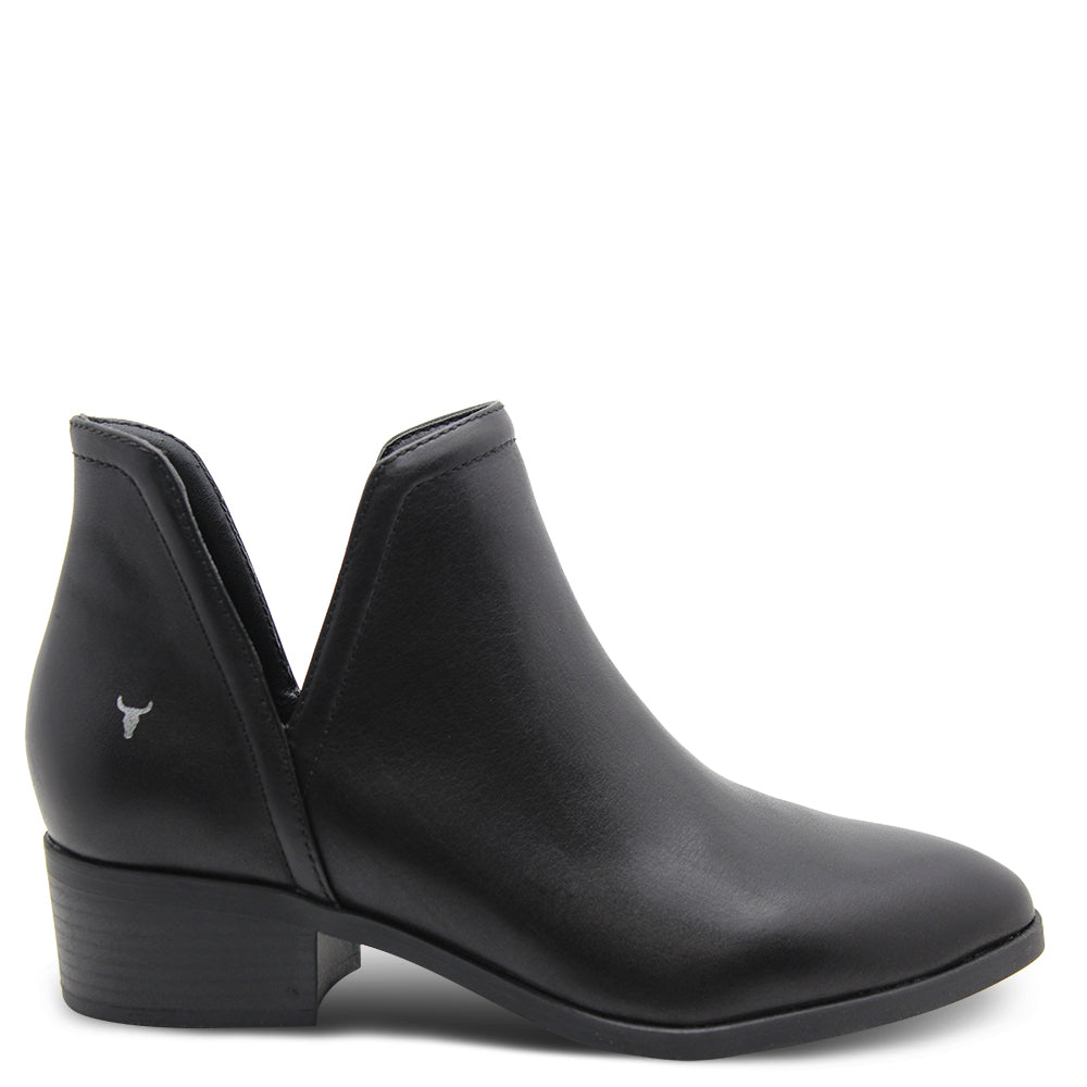 Windsor Smith Razel Womens Black Heel Boot