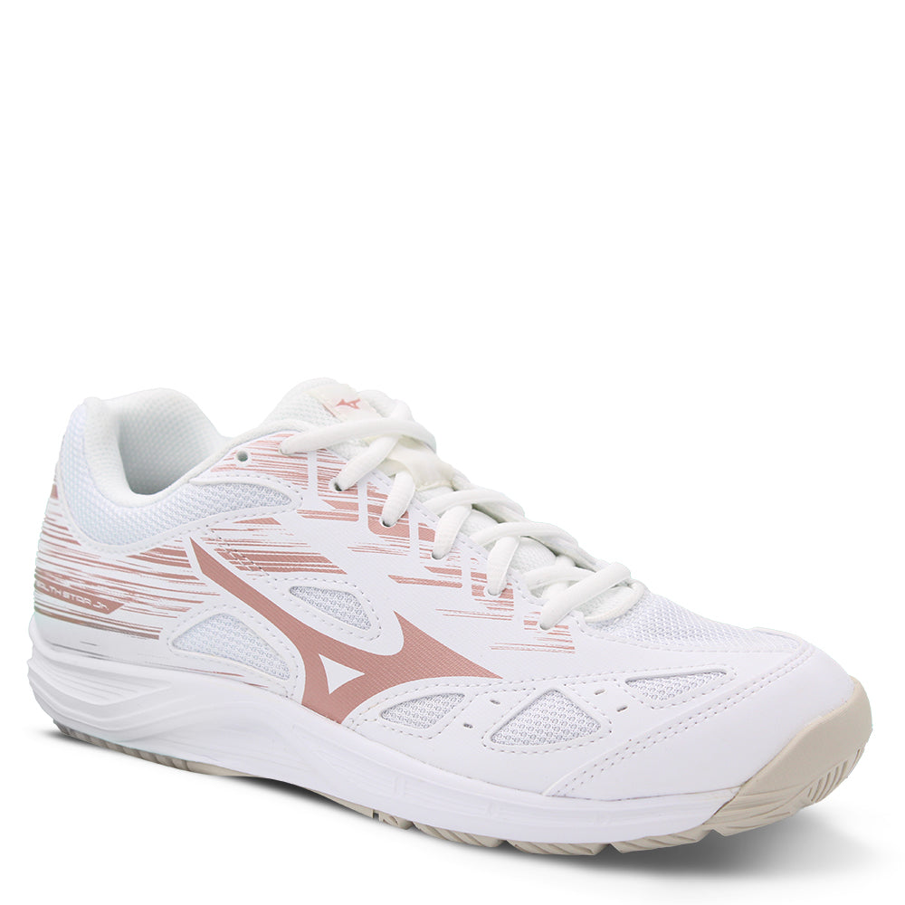 Mizuno Stealth Star Netball Shoes White Rose