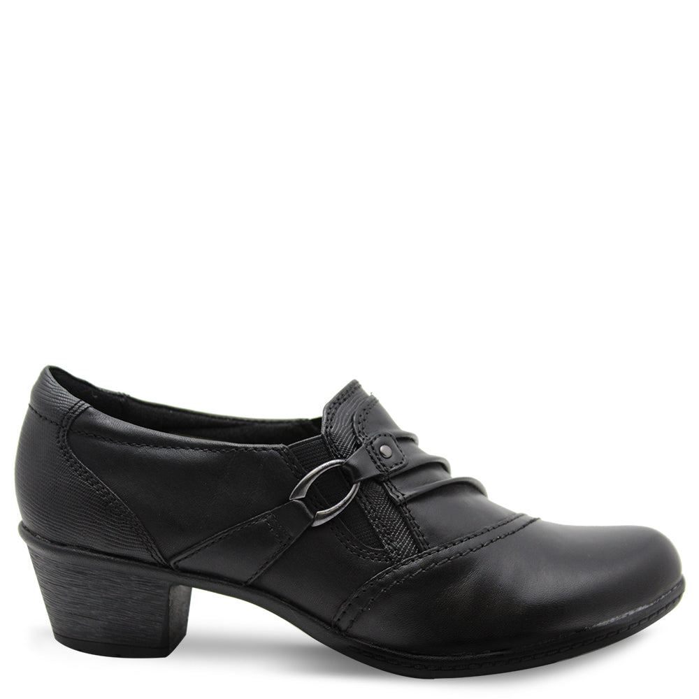 Planet Taplow Black Womens Heel