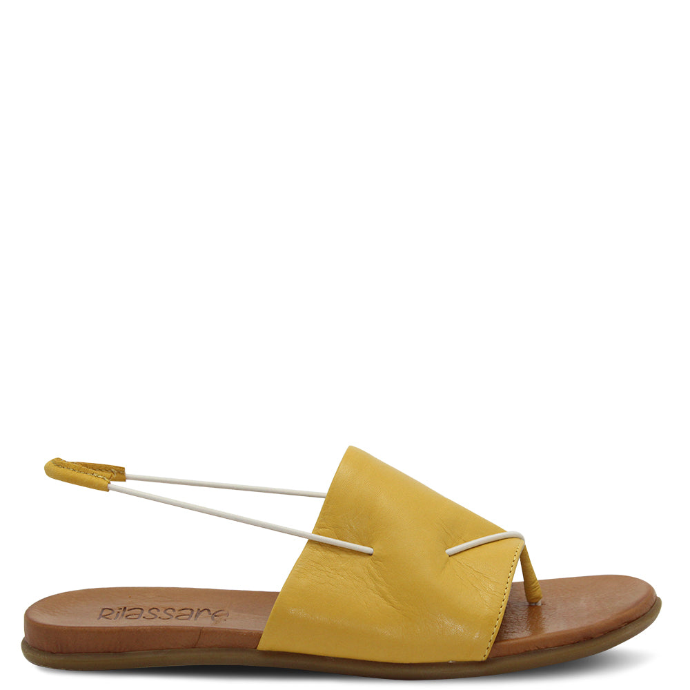 Rilassare Thorndon Women's Leather Sandals yellow