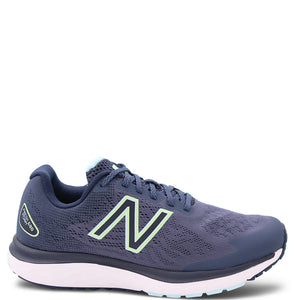 New Balance W680 V7 Women's Running Shoes Blue Green