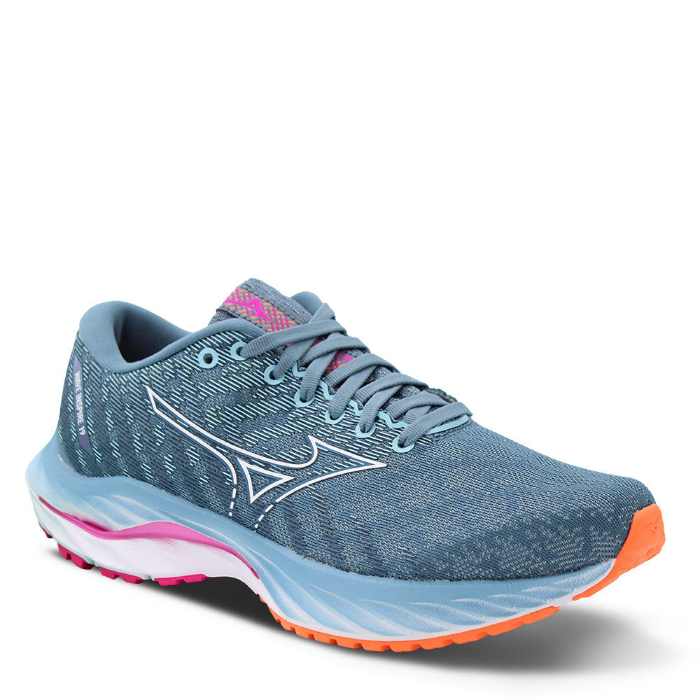 Mizuno Wave Inspire 19 Women's Running Shoes Blue/Pink