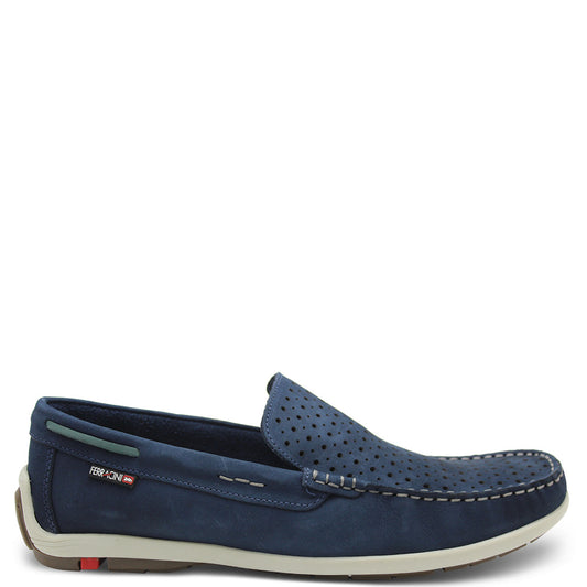 Ferracini Zeke Navy Men's Moccasin